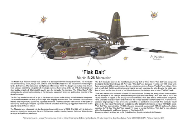 B-26 “Flak Bait” – Aviation Art Store